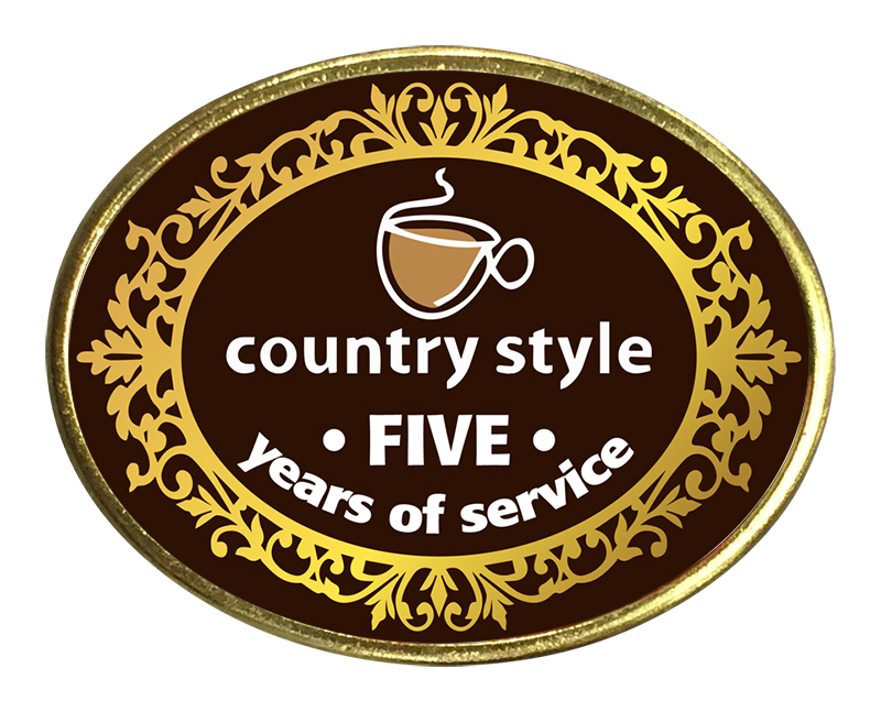 Badge nominatif MDF haute brillance