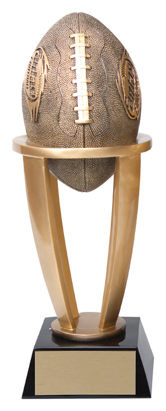 Trophée résine football XL fantasy 13 po — 13 po · Réf. PDU-TRA-24 — gravure personnalisée — Mr Trophée