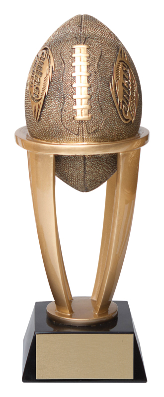 Trophée résine football XL fantasy 10¾ po — 10¾ po · Réf. PDU-TRB-24 — gravure personnalisée — Mr Trophée