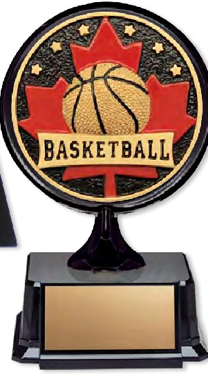 Trophées et médailles pour tournoi de basketball