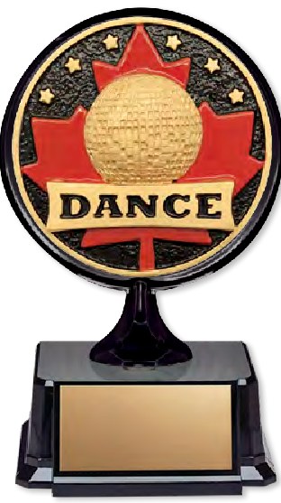 Trophées et médailles pour gala et compétition de danse