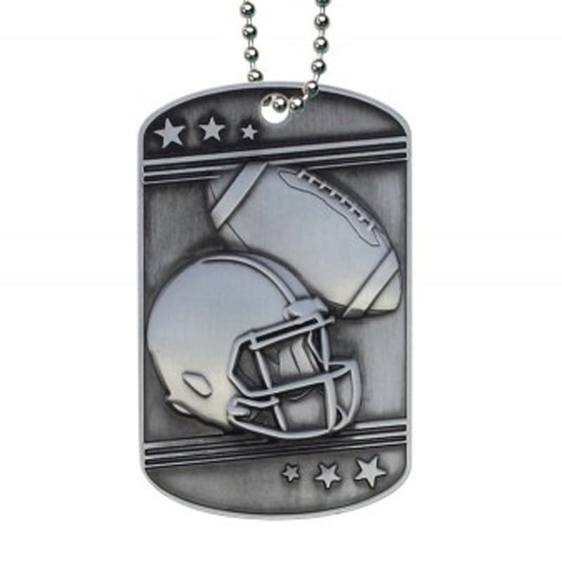 Dog Tags de Football – MDT2106