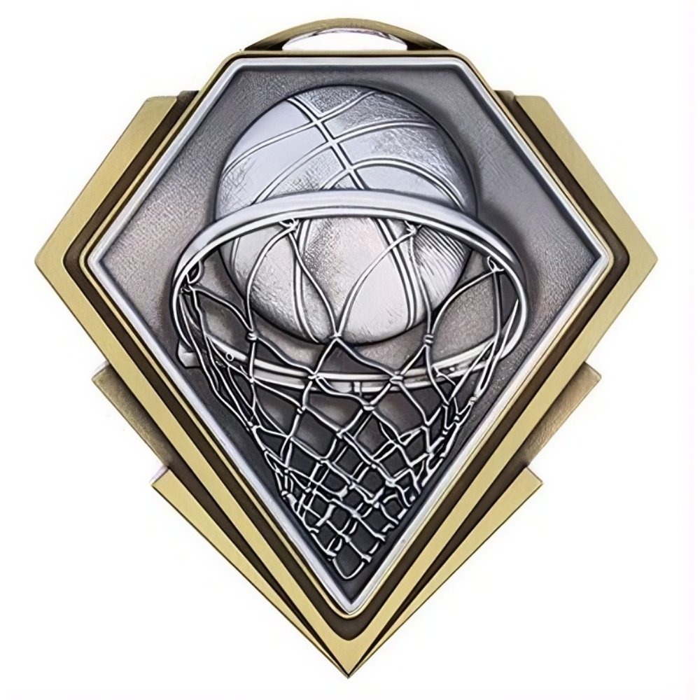 Médaille Basketball Or 3″ – MMD803G