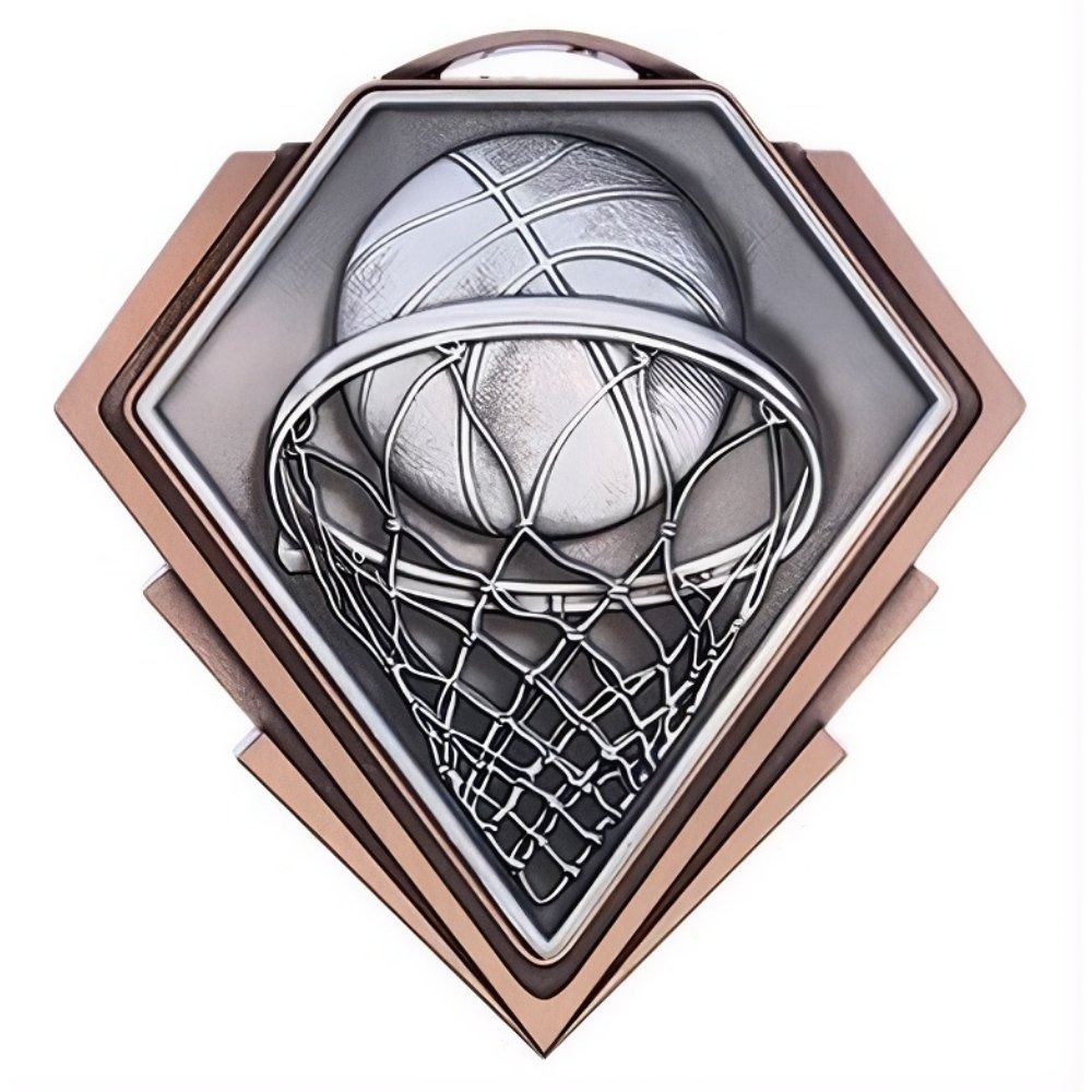 Médaille Basketball Bronze 3″ – MMD803Z