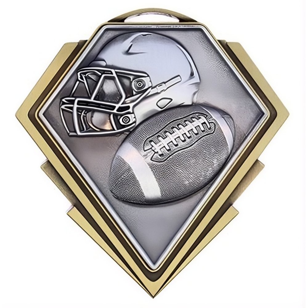 Médaille Football Or 3″ – MMD806G