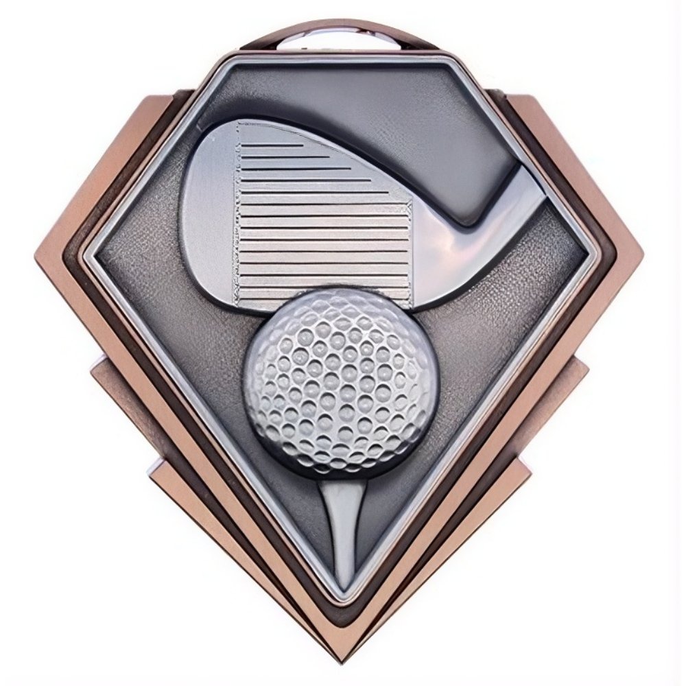 Médaille Golf Bronze 3″ – MMD807Z