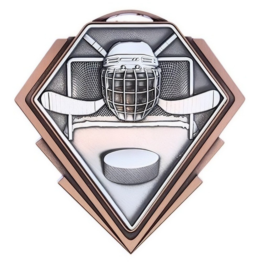 Médaille Hockey Bronze 3″ – MMD810Z