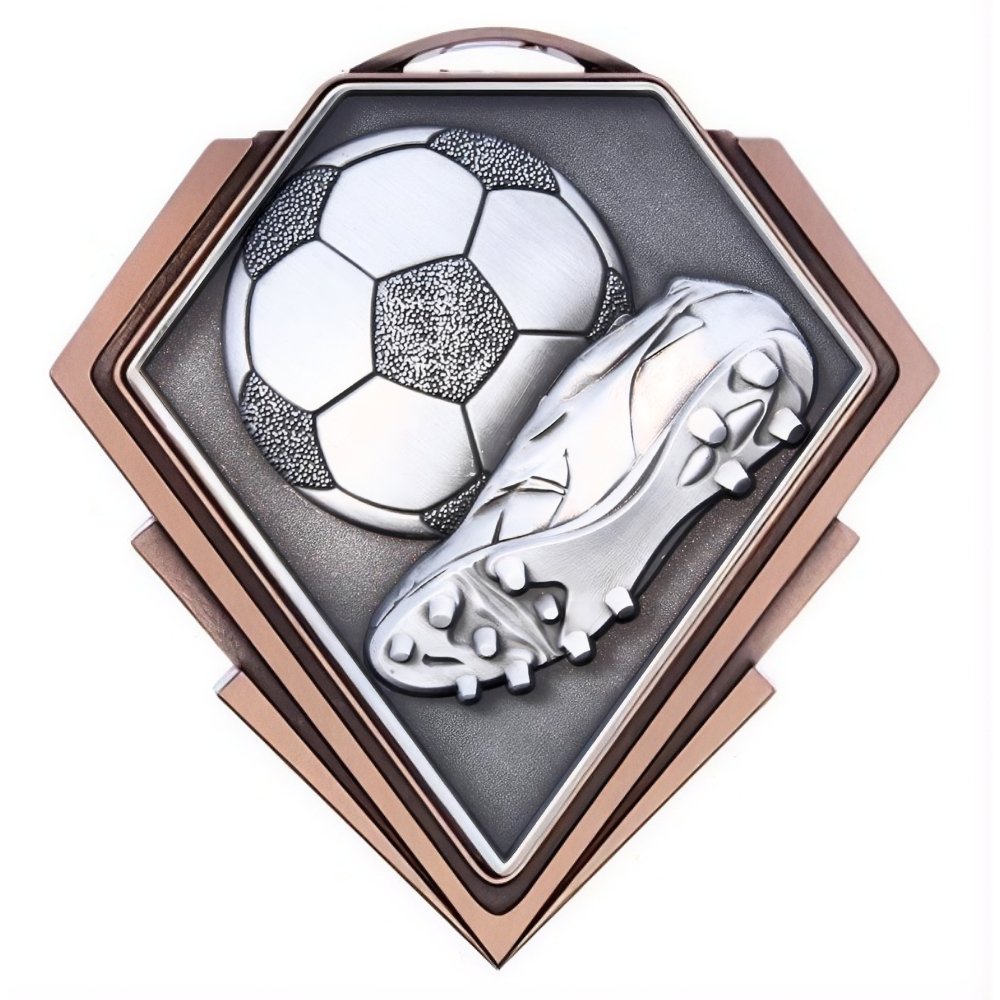 Médaille Soccer Bronze 3″ – MMD813Z