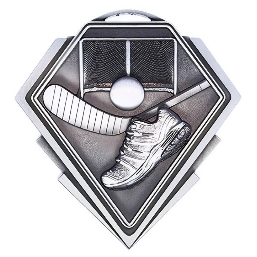 Médaille Hockey Balle Argent 3″ – MMD821S