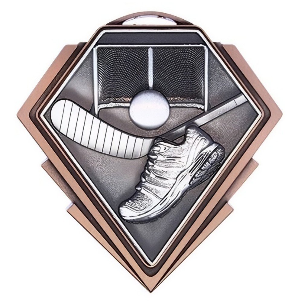 Médaille Hockey Balle Bronze 3″ – MMD821Z