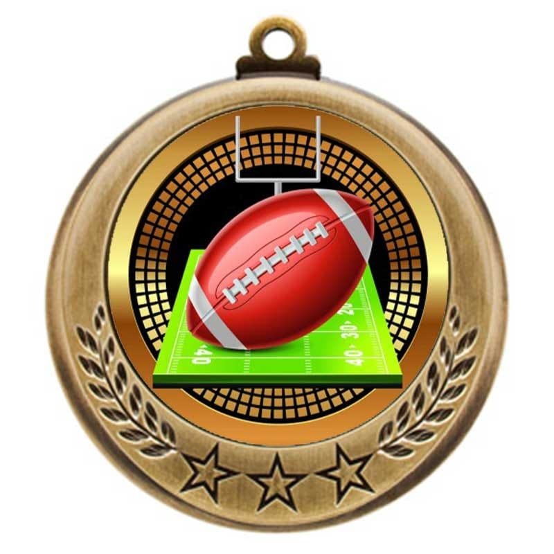 Médaille Football Or 2.75″ – MMI4770G-PGS007