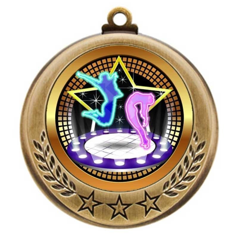 Médaille Danse Or 2.75″ – MMI4770G-PGS054