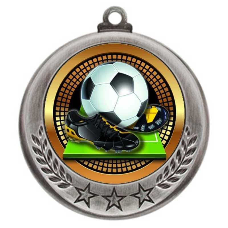 Médaille Soccer Argent 2.75″ – MMI4770S-PGS076