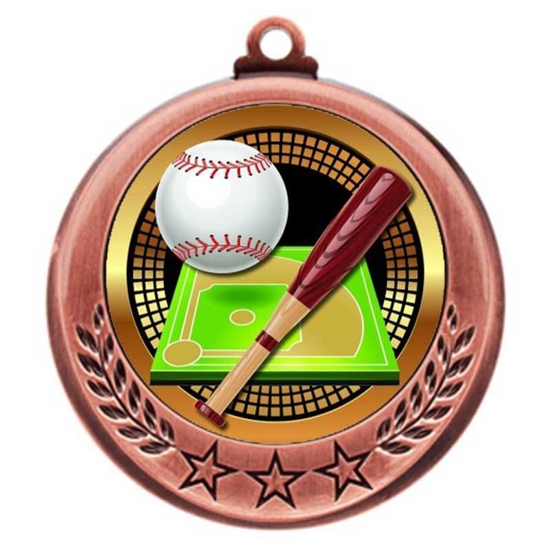 Médaille Baseball Bronze 2.75″ – MMI4770Z-PGS002