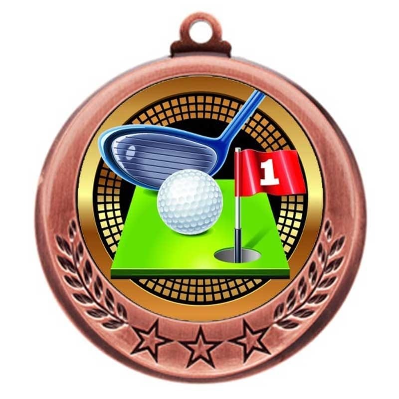 Médaille Golf Bronze 2.75″ – MMI4770Z-PGS038