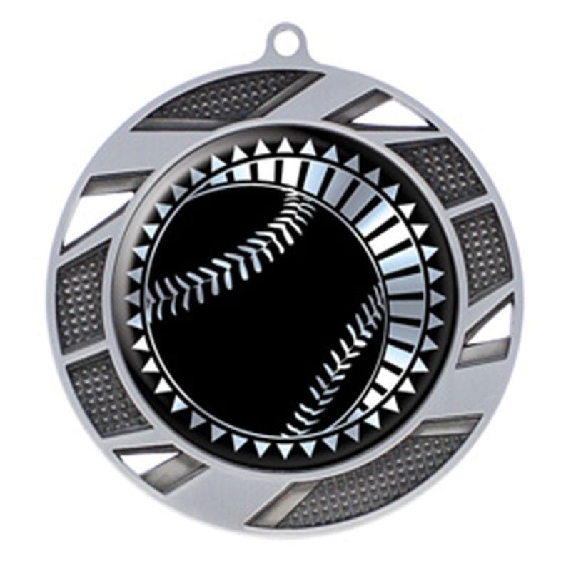 Médaille Baseball Argent 2.75″ – MMI50302S