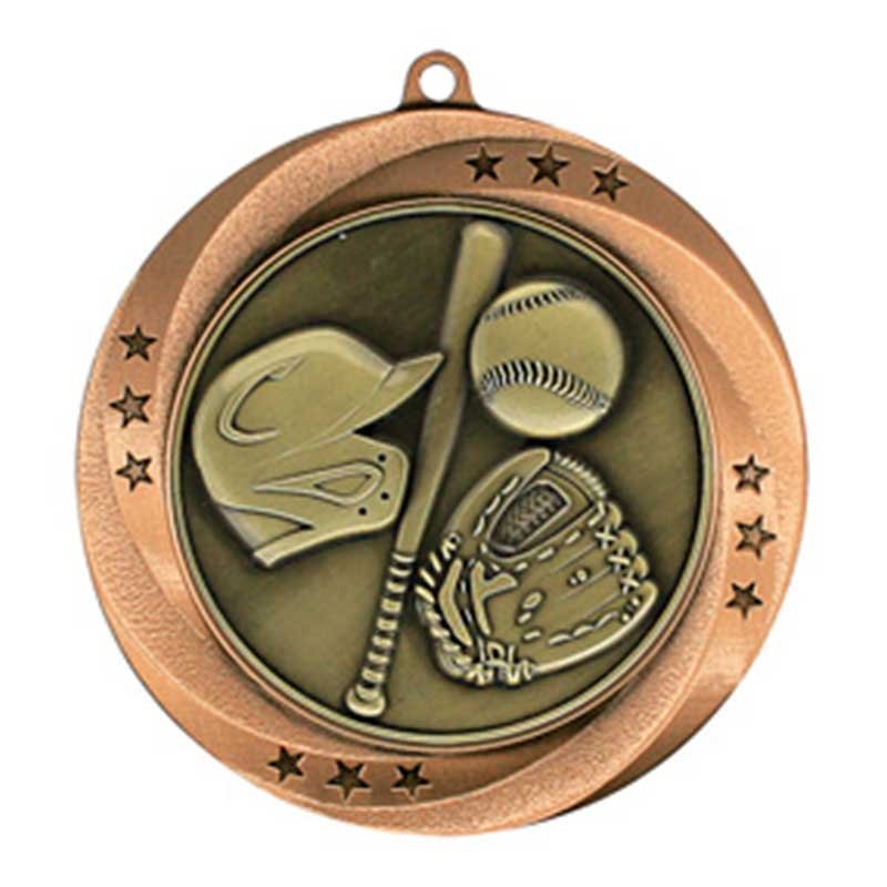 Médaille Baseball Bronze 2.75″ – MMI54902Z