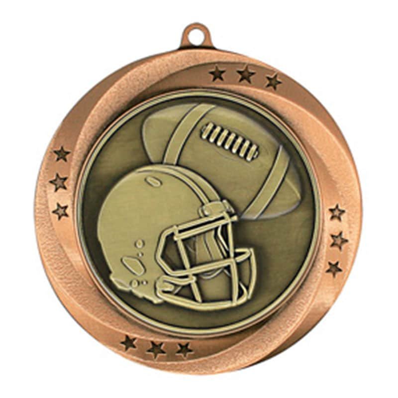 Médaille Football Bronze 2.75″ – MMI54906Z