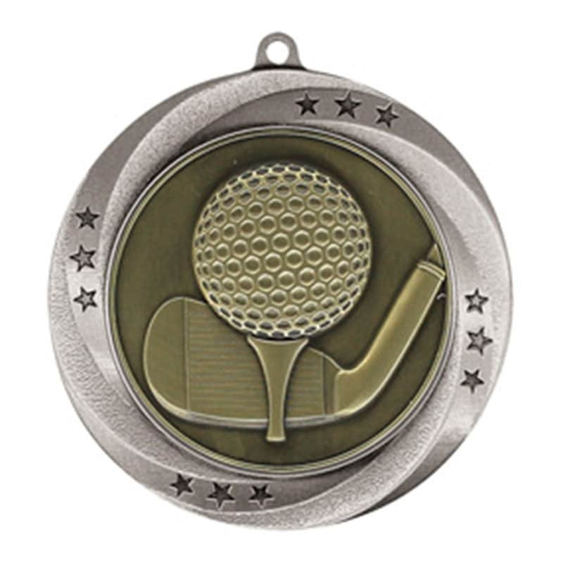 Médaille Golf Argent 2.75″ – MMI54907S