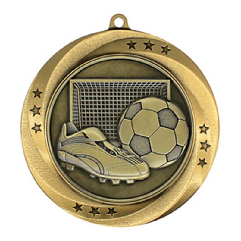 Médaille Soccer Or 2.75″ – MMI54913G