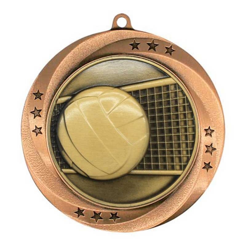 Médaille Volleyball Bronze 2.75″ – MMI54917Z