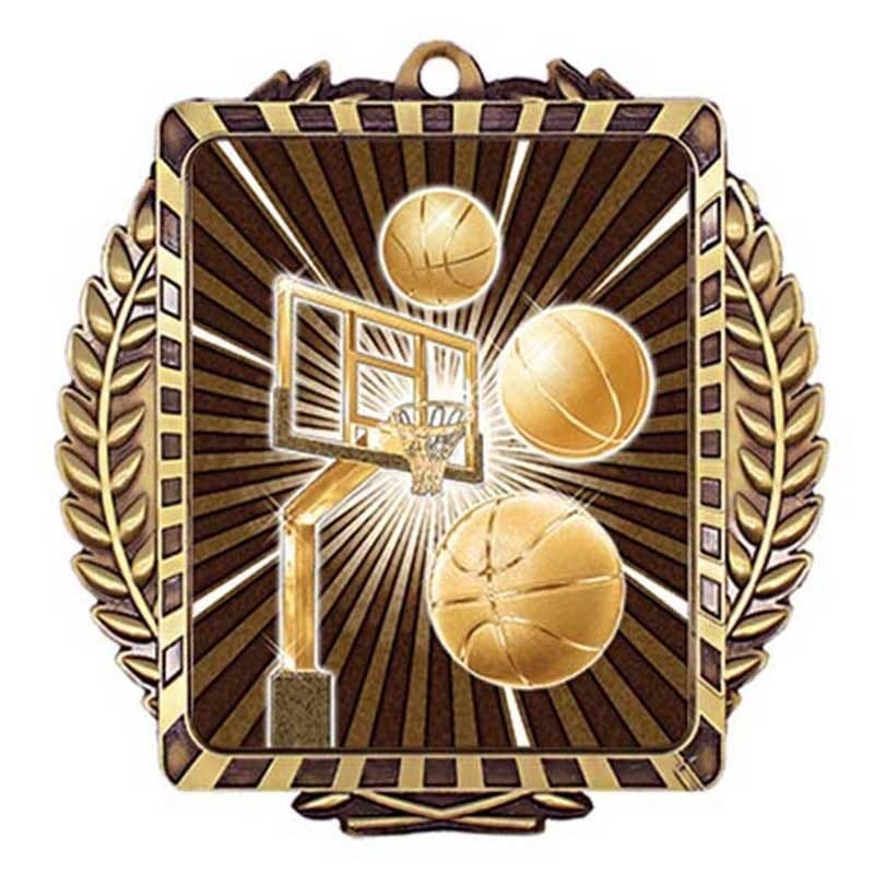 Médaille Basketball Or 3.5″ – MML6003G
