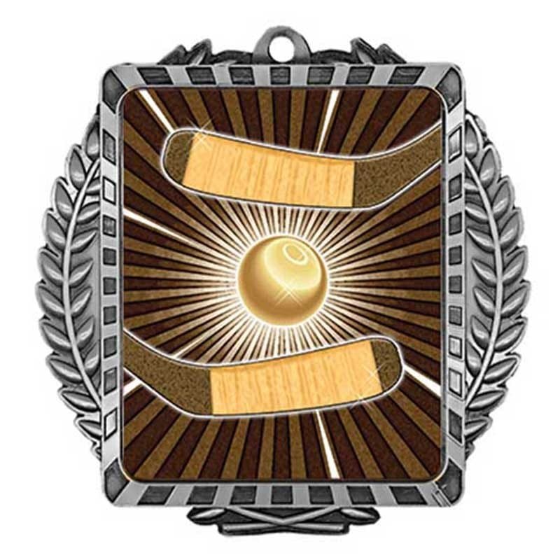 Médaille Dek Hockey Argent 3.5″ – MML6021S