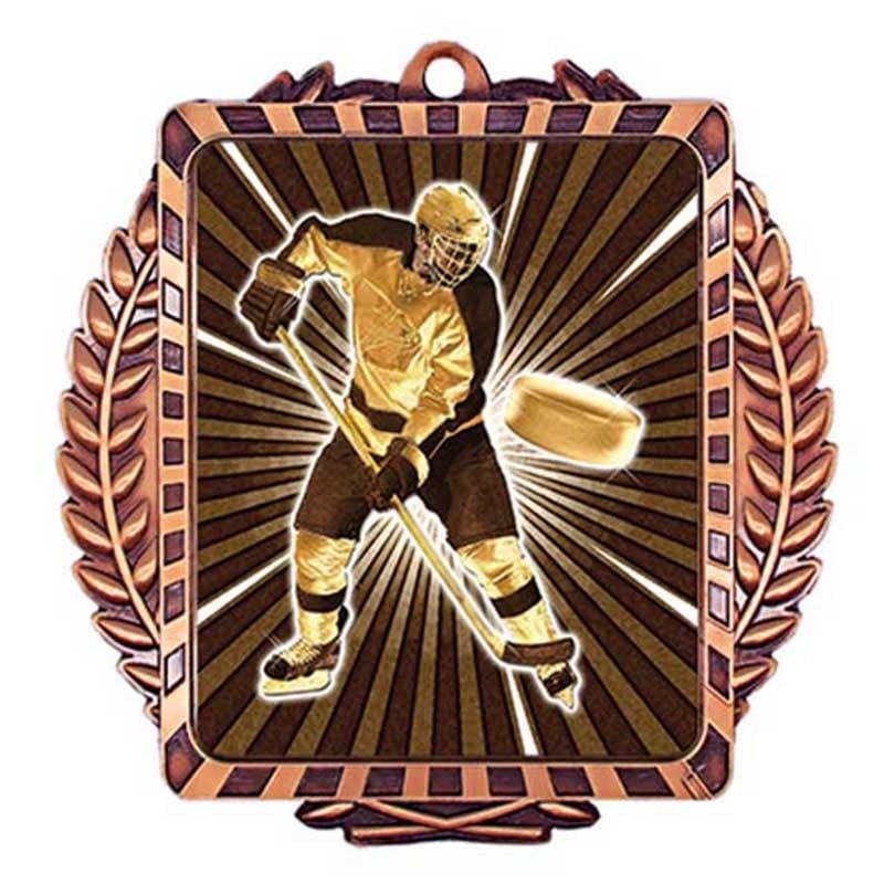 Médaille Hockey Bronze 3.5″ – MML6054Z