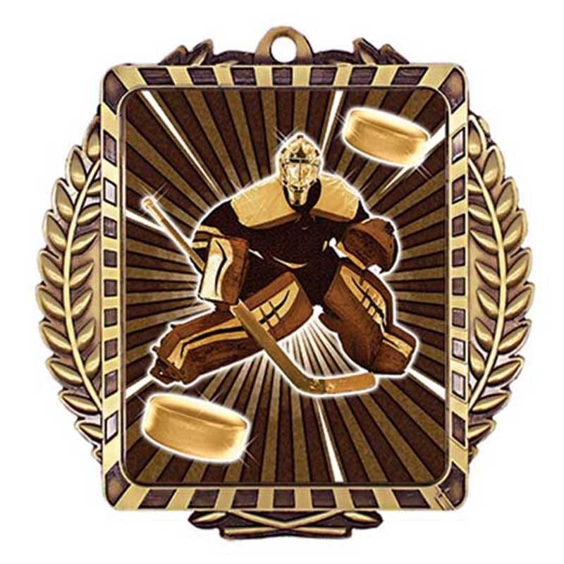 Médaille Goaler Hockey Or 3.5″ – MML6055G