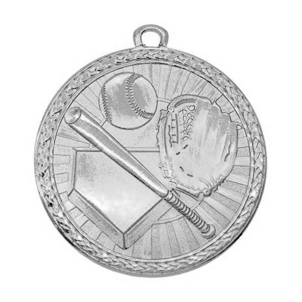 Médaille Baseball Argent 2″ – MSB1002S