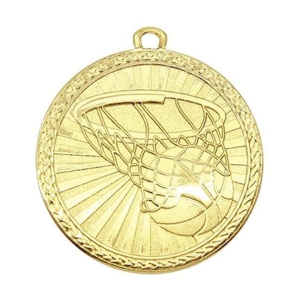 Médaille Basketball Or 2″ – MSB1003G