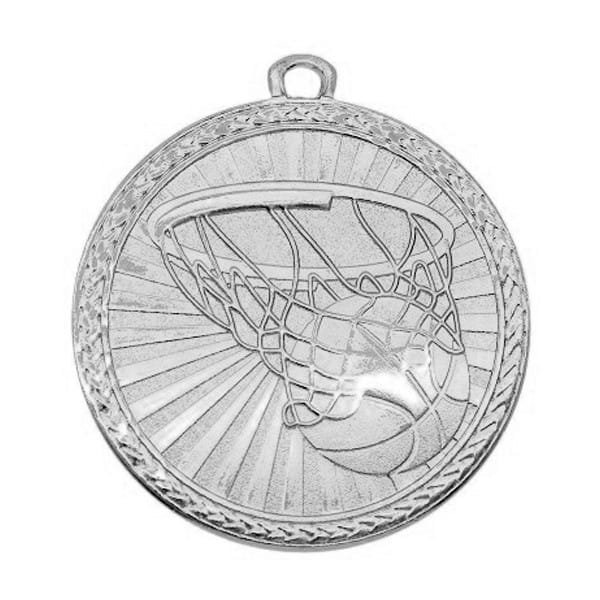 Médaille Basketball Argent 2″ – MSB1003S