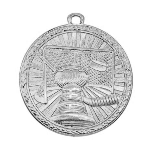 Médaille Hockey Argent 2″ – MSB1010S