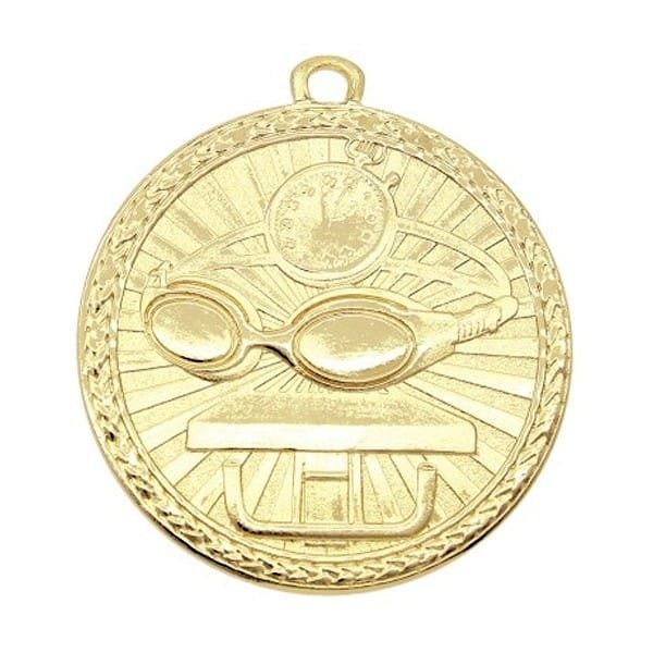 Médaille Natation Or 2″ – MSB1014G