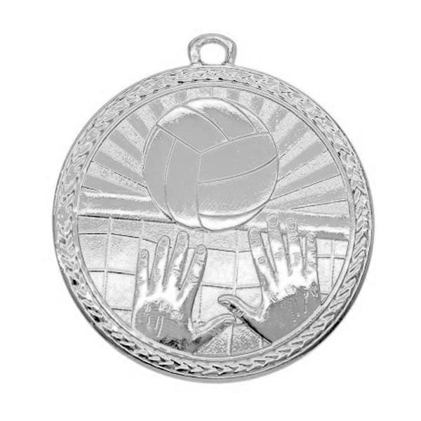 Médaille Volleyball Argent 2″ – MSB1017S