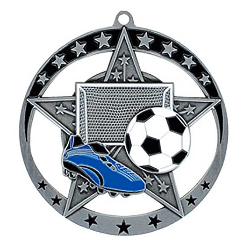Médaille Soccer Argent 2.75″ – MSE633S