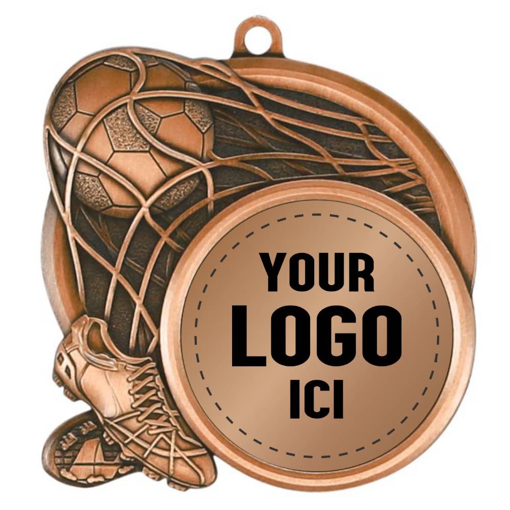 Médaille Soccer Bronze 2.5″ – MSI-2513Z