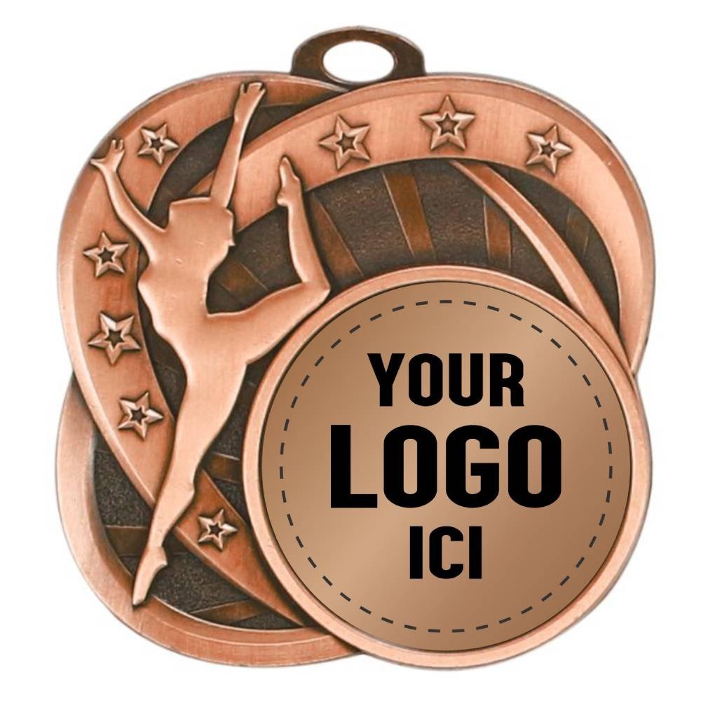 Médaille Danse Bronze 2.5″ – MSI-2554Z