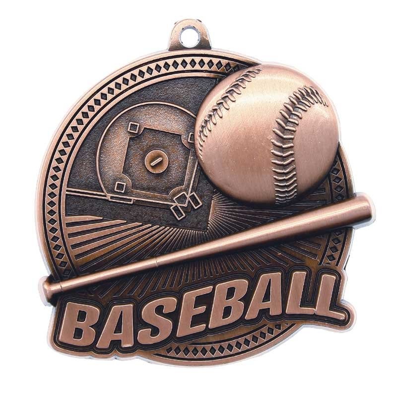 Médaille Baseball Bronze 2.25″ – MSK02Z