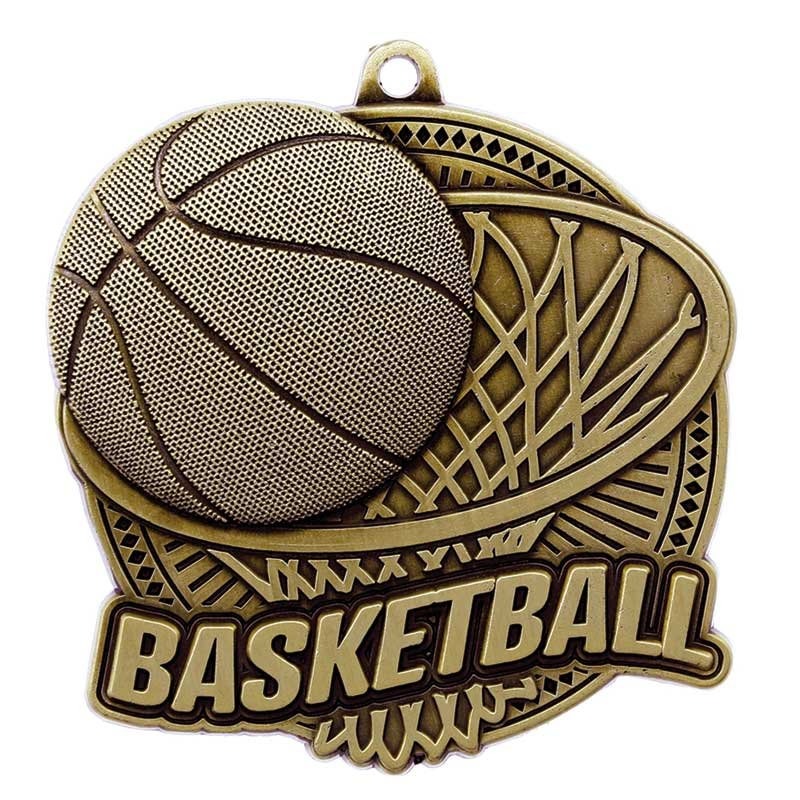 Médaille Basketball Or 2.25″ – MSK03G