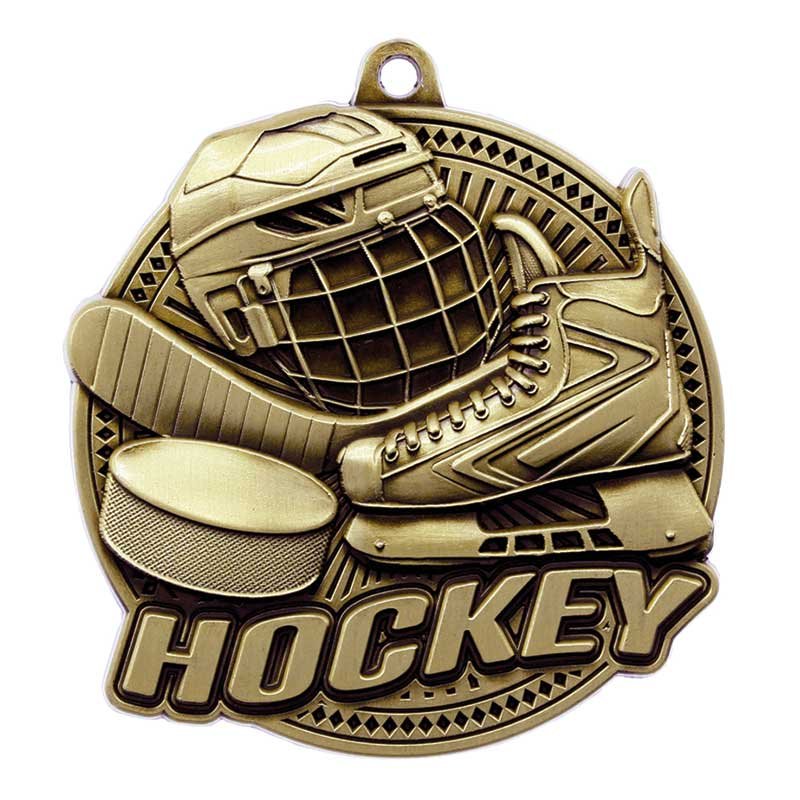 Médaille Hockey Or 2.25″ – MSK10G