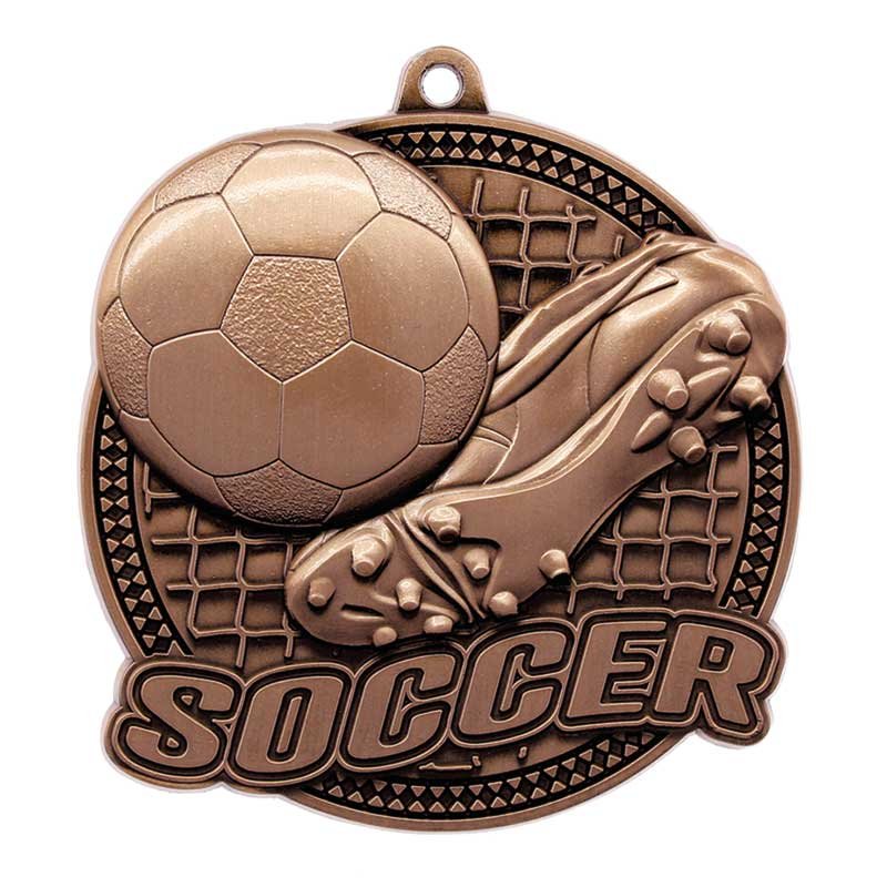 Médaille Soccer Bronze 2.25″ – MSK13Z