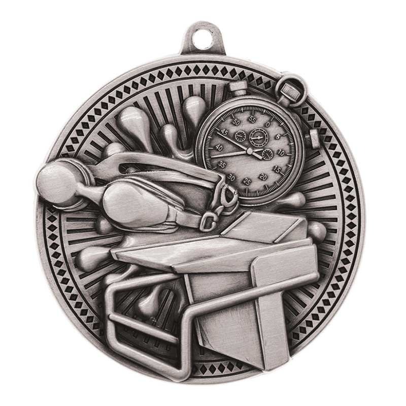 Médaille Natation Argent 2.25″ – MSK14S