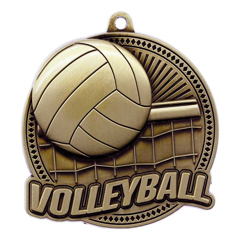 Médaille Volleyball Or 2.25″ – MSK17G