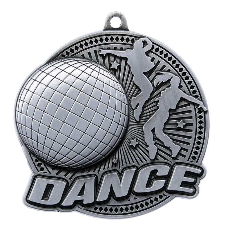 Médaille Danse Argent 2.25″ – MSK54S