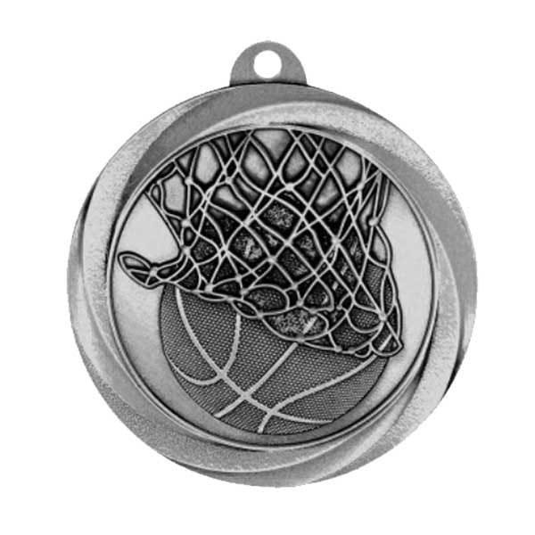 Médaille Basketball Argent Junior 2″ – MSL1003S