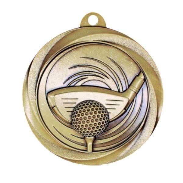 Médaille Golf Or Junior 2″ – MSL1007G