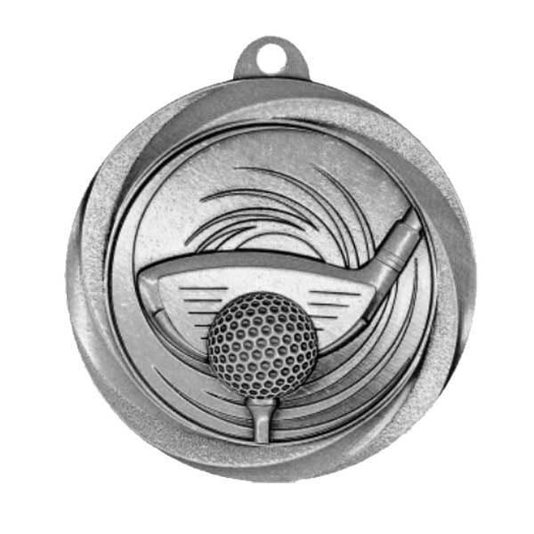 Médaille Golf Argent Junior 2″ – MSL1007S
