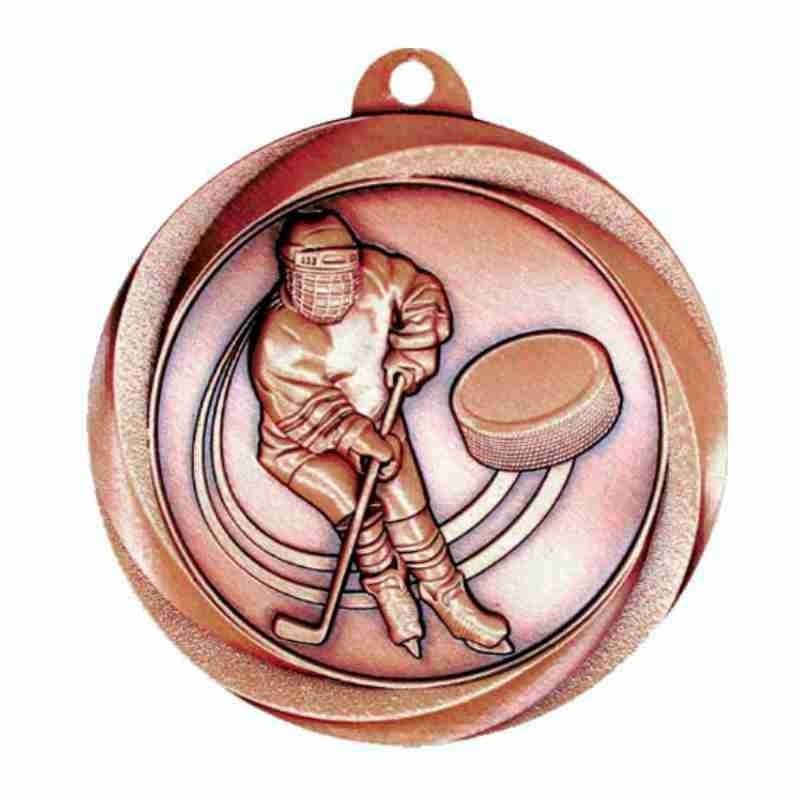 Médaille Hockey Bronze Junior 2″ – MSL1010Z
