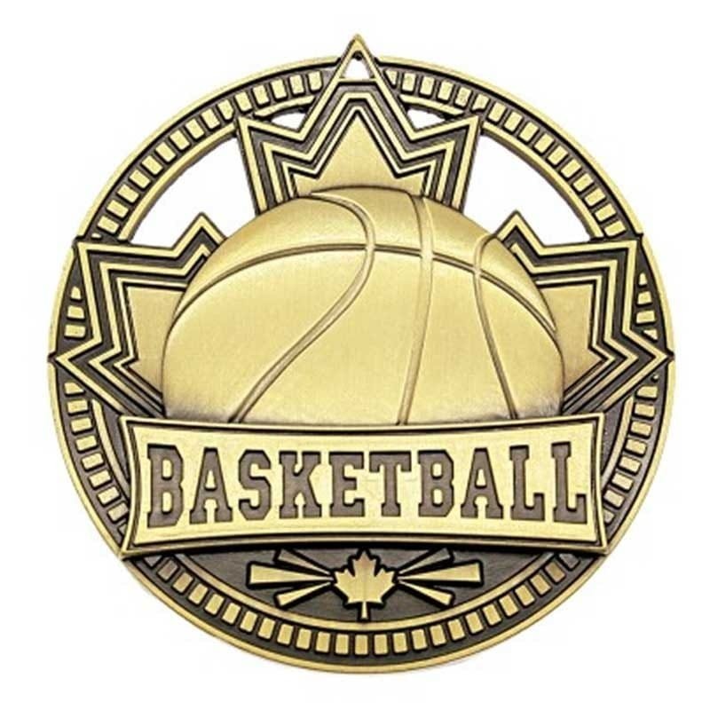 Médaille Basketball Or 2.75″ – MSN503G